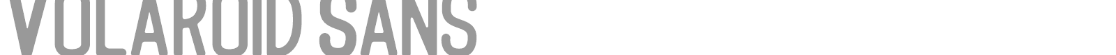 Volaroid font preview